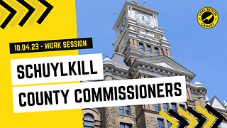 Schuylkill County Commissioners Work Session Meeting on October 4, 2023