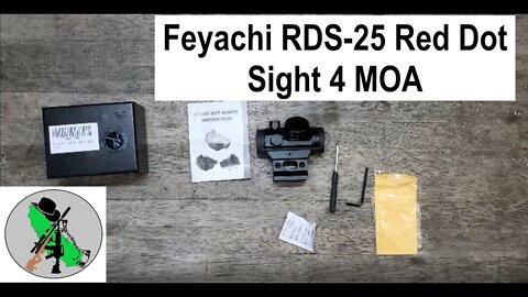 Feyachi RDS 25 Red Dot Sight 4 MOA Micro Red Dot Gun Sight Rifle Scope with 1 inch Riser Mount