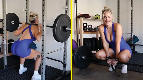 One of the hottest Women on Earth "Paige Spiranac" Growing Her Glutes 🍑