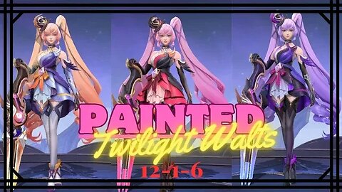 Twilight Waltz Painted Skin, Ranked Match 12-1-6 Mobile Legends Bang Bang.