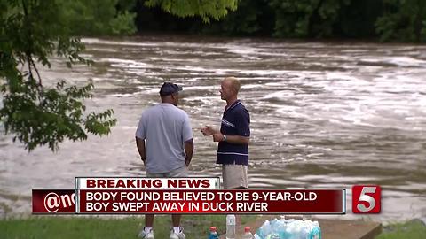 Child's Body Found In Duck River In Shelbyville