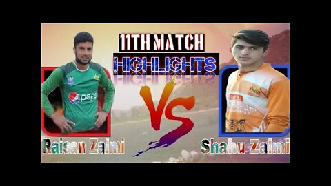 RSL Ramzan Super League 11th Raisan Zalmi VS Shahu zalmi || Highlights #RSL #cricketmela #AK-47