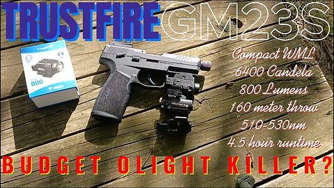 TRUSTFIRE GM23S Weapon light: Budget EXCELLENCE at it's best