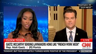 During a interview, Rep. Matt Gaetz challenges CNN's Abby Phillip by fact-checking her in real time