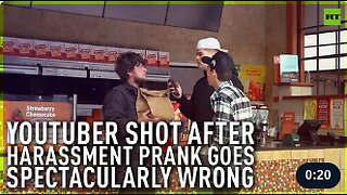 Youtuber shot after harassment prank goes spectacularly wrong