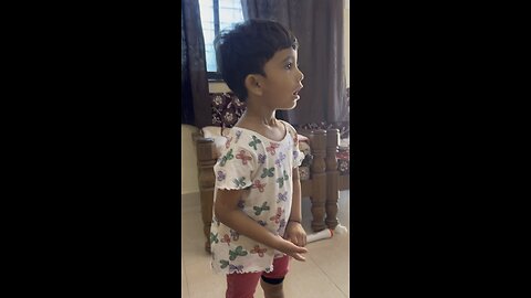 My Princess singing a Ganpati song