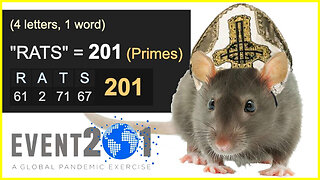 Will RATS be the cover story for the next pandemic that will come from the jabbed? (EVENT 201)
