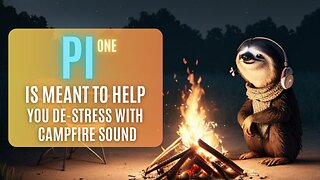 Pi One Campfire - Music for productivity, learning & relaxing with sound of fire