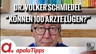 Interview mit Dr. Volker Schmiedel – "Können 100 Ärzte lügen?"