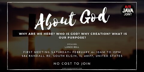 About God (Why are we here? Who is God? Why creation? What is our purpose?)