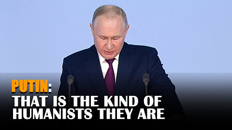 Putin On Western Sanctions: They Want To Make The People Suffer