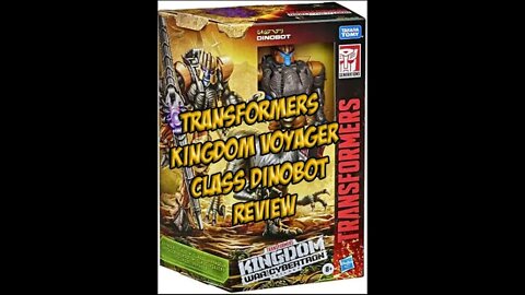 Transformers Kingdom Voyager Class Dinobot Review