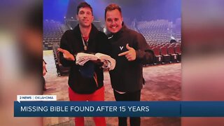 Missing bible found after 15 years