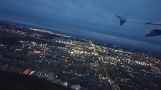 International Flight Take Off Till Clouds - Montreal Canada Series#4