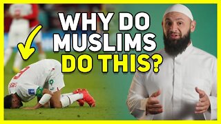 Why do Muslims do this in the World Cup? ⚽️ 🏆