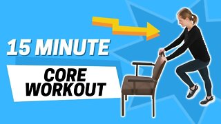 15 Minute Seated Core Workout For Beginners
