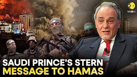 Learn from India...' Saudi prince Turki Al Faisal's message to Hamas amid war | WION Originals