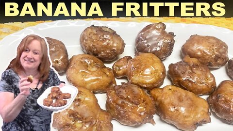 Light & Fluffy BANANA FRITTERS