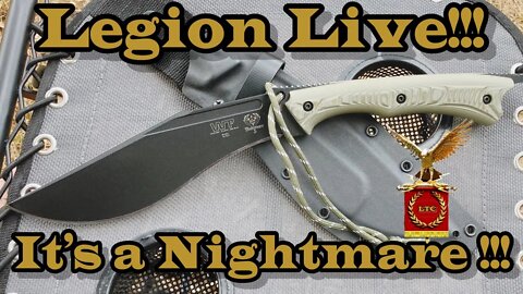 Legion Live What a F’in Nightmare! SK85 beast!