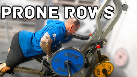 LEE PRIEST: Prone Rows, One Arm Rows, Dumbbell Rows and Barbell Rows on ATX TRIPLEX!