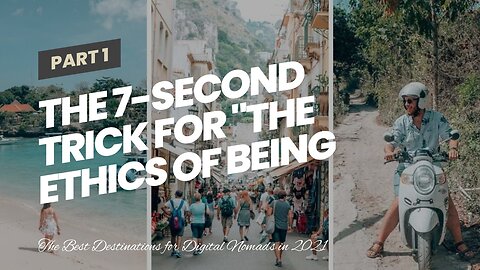 The 7-Second Trick For "The Ethics of Being a Sustainable Nomad: Tips for Traveling Responsibly...