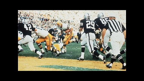 "Super Bowl II: Green Bay Packers vs. Oakland Raiders" (14Jan1968) FULL GAME