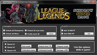 League Of Legends Hack Cheat Script Update 2022