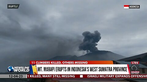 Mt. Marapi erupts in Indonesia’s West Sumatra Province
