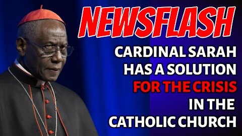 NEWSFLASH: Cardinal Sarah Proposes a Solution for the Crisis in the Catholic Church