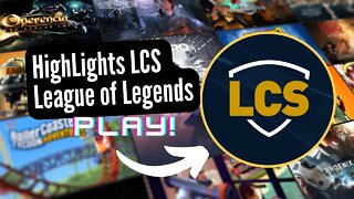 LCS - Melhores Momentos League Of Legends (lol)