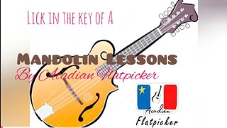 Mandolin Lesson - Lick in the key of A