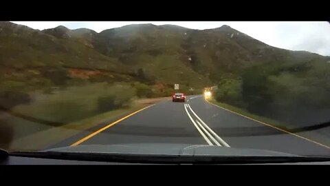 Nissan 350Z chased down by VW Scirocco on the Touge