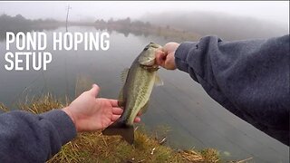 My Pond Bass Fishing Set Up!