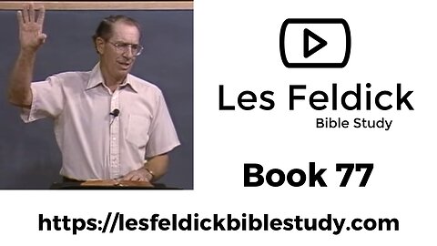 Les Feldick Bible Study Book 77