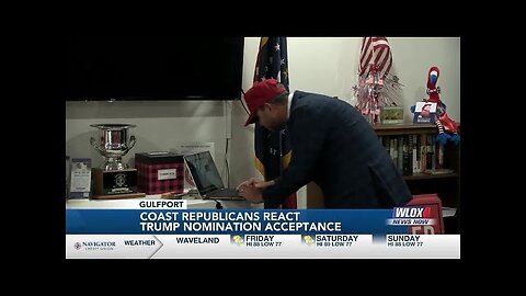 Coast Republicans react to Donald Trump nomination acceptance