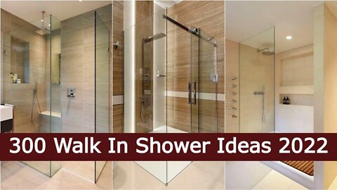 300 Walk In Shower Ideas 2022 | Shower Designs For Small Bathroom | Walk-in Shower