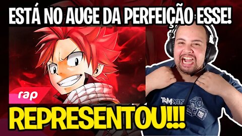 REACT Rap do Natsu (Fairy Tail) - COMO SE EU FOSSE UM DRAGÃO | NERD HITS