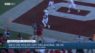 Baylor Tops OU 38-35