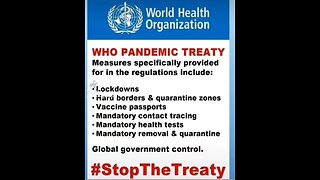 World Health Organization's Fraudulent Pandemic Treaty