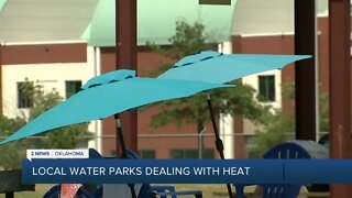 Local water parks dealing with heat