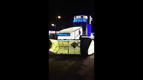 Sylvan Lake Canada Christmas Parade Tractor