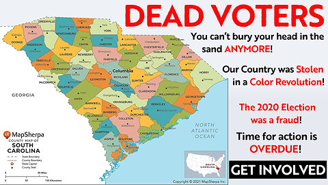 PROOF OF DEAD VOTERS IN SPARTANBURG SC - THINK IT HAPPENED ANYWHERE ELSE?