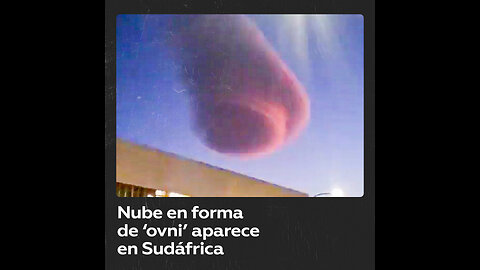 Aparece una extraña “nube lenticular” en Ciudad del Cabo