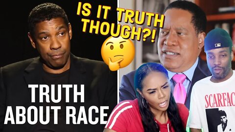 Is it TRUTH? Larry Elder "Denzel Washington Telling the Truth About Race" {REACTION} | Asia and BJ
