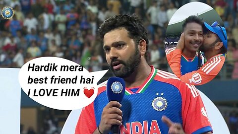 Rohit Sharma full interview at wankhede Mumbai. T20 worldcup 2024 winning celebration. #t20worldcup