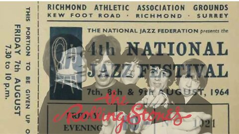 August 7, 1964: The Rolling Stones Electrify the Richmond Jazz Festival #shots #rollingstones