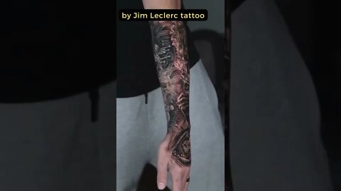Stunning work by Jim Leclerc tattoo #shorts #tattoos #inked #youtubeshorts