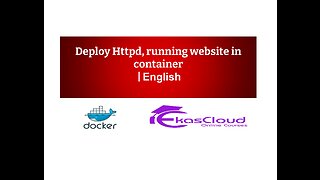 Deploy Httpd, running website in container