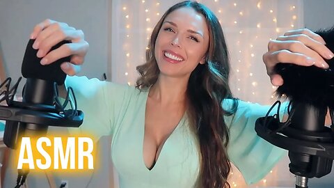 ASMR // MIC SCRATCHING WITH WHISPERS [get ready to relax] 😴