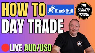 HOW TO FOREX DAY TRADE = 🔴 LIVE PROFIT AUD/USD = EASY STRATEGY